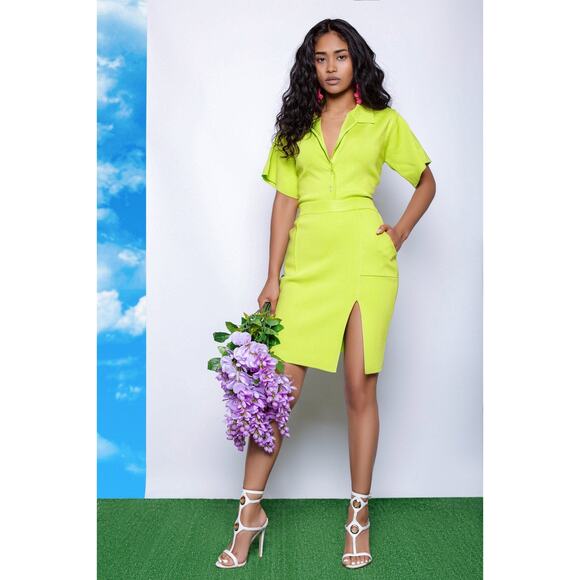 HANIFA ROBYN TWO PIECE SKIRT SET - Picture 1 of 9